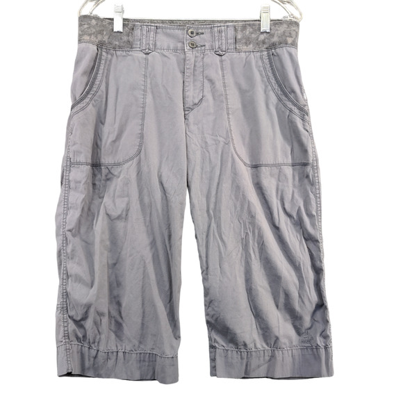 Nike ACG Women's All Conditions Capri Pants Gray 8M Patch Pocket Flat Front - Picture 1 of 11